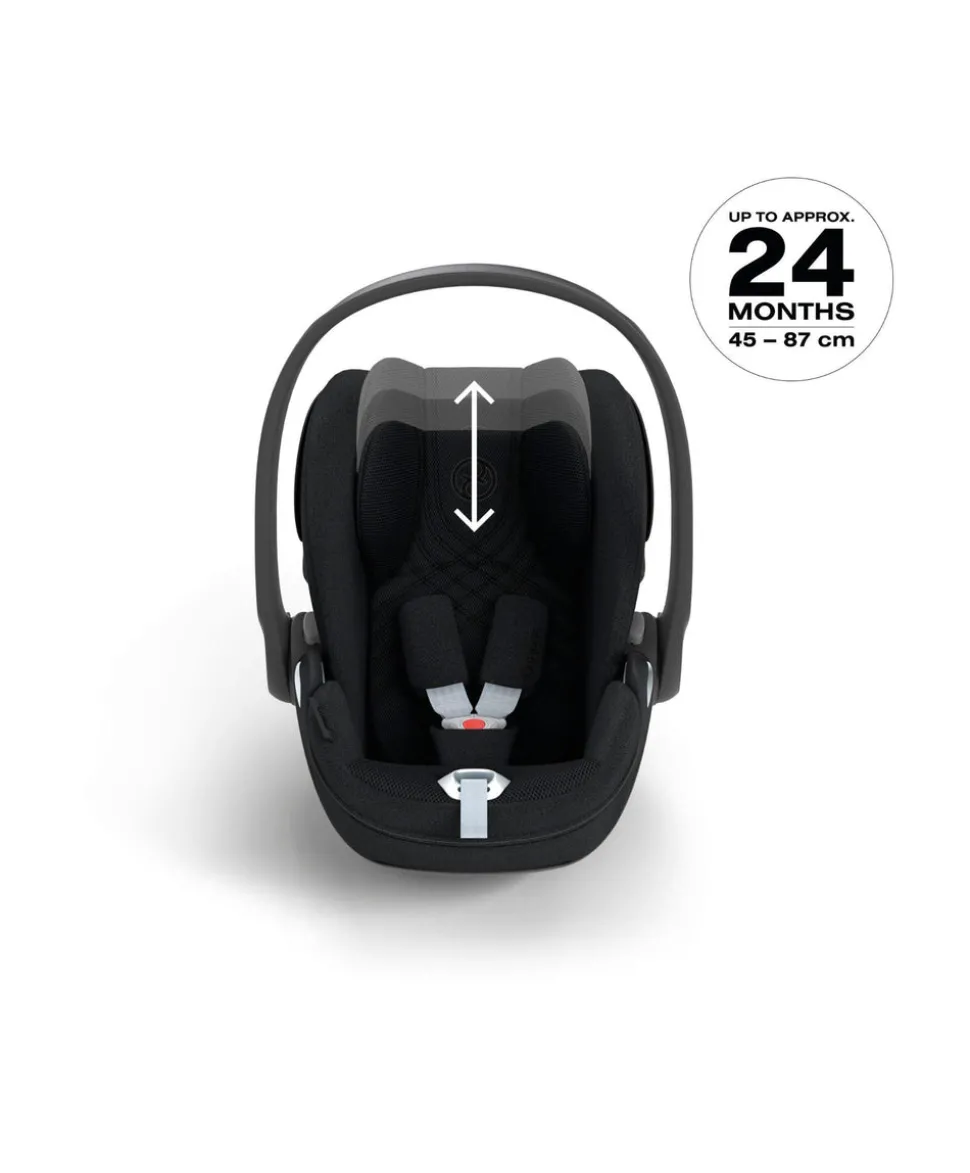 Cybex Cloud T i-Size + Baby Car Seat - Sepia Black