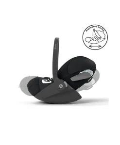 Cybex Cloud T i-Size + Baby Car Seat - Sepia Black