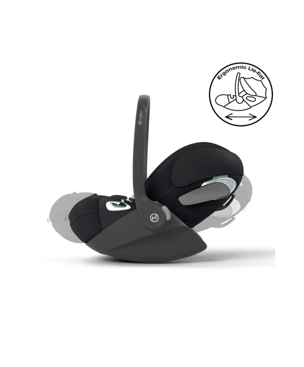 Cybex Cloud T i-Size + Baby Car Seat & Base Bundle - Sepia Black