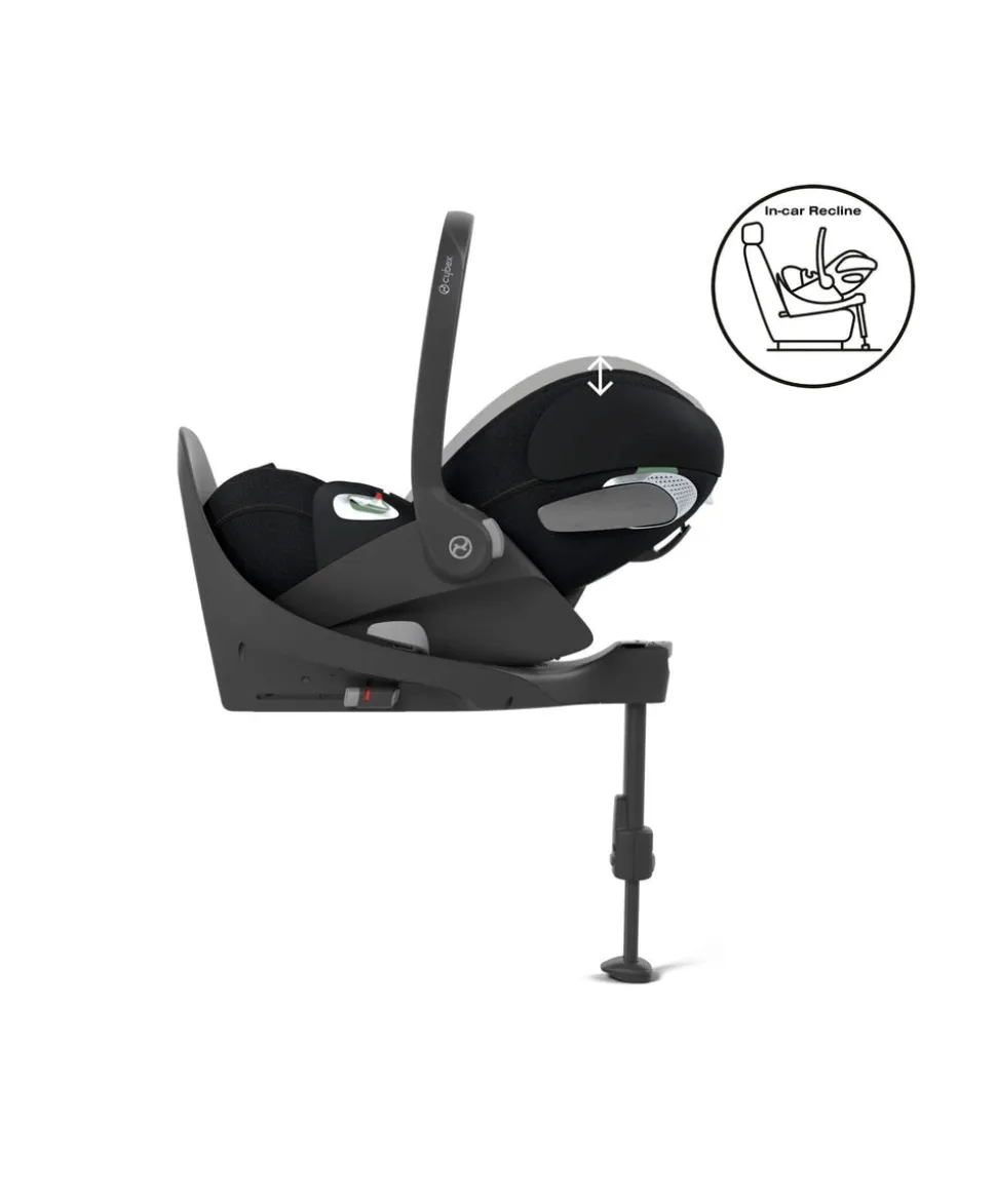 Cybex Cloud T i-Size + Baby Car Seat & Base Bundle - Sepia Black