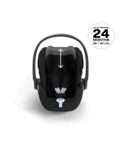 Cybex Cloud T i-Size + Baby Car Seat & Base Bundle - Sepia Black