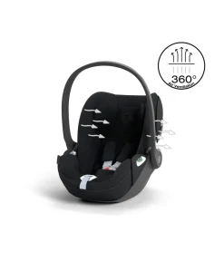 Cybex Cloud T i-Size + Baby Car Seat & Base Bundle - Sepia Black