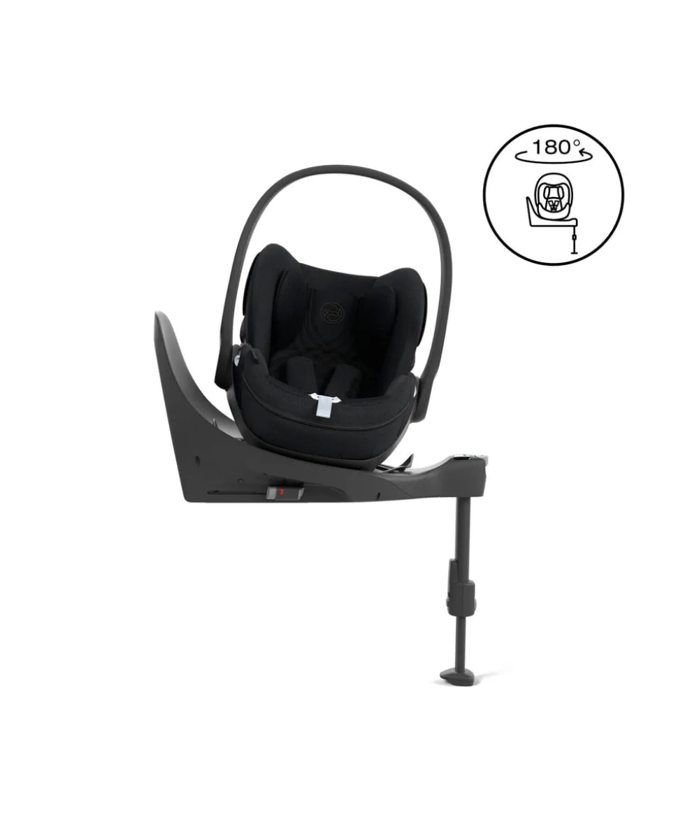 Cybex Cloud T i-Size + Baby Car Seat & Base Bundle - Sepia Black