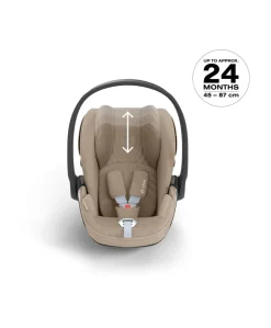 Cybex Cloud T i-Size + Baby Car Seat & Base Bundle – Cozy Beige