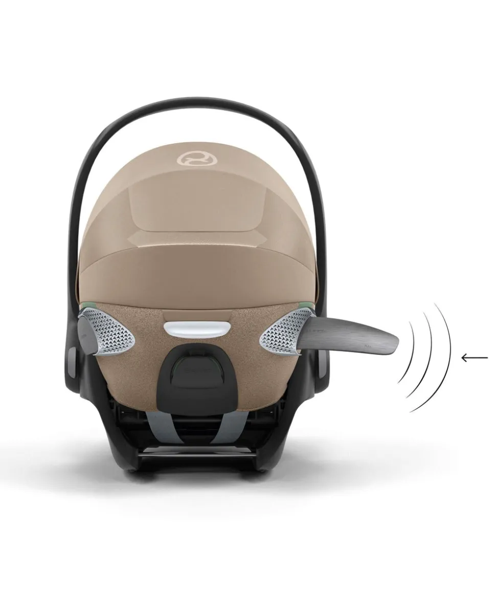 Cybex Cloud T i-Size + Baby Car Seat & Base Bundle – Cozy Beige
