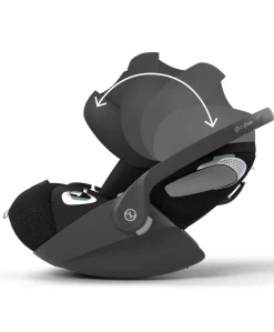Cybex Cloud T i-Size Rotating Baby Car Seat & Base Bundle - Sepia Black