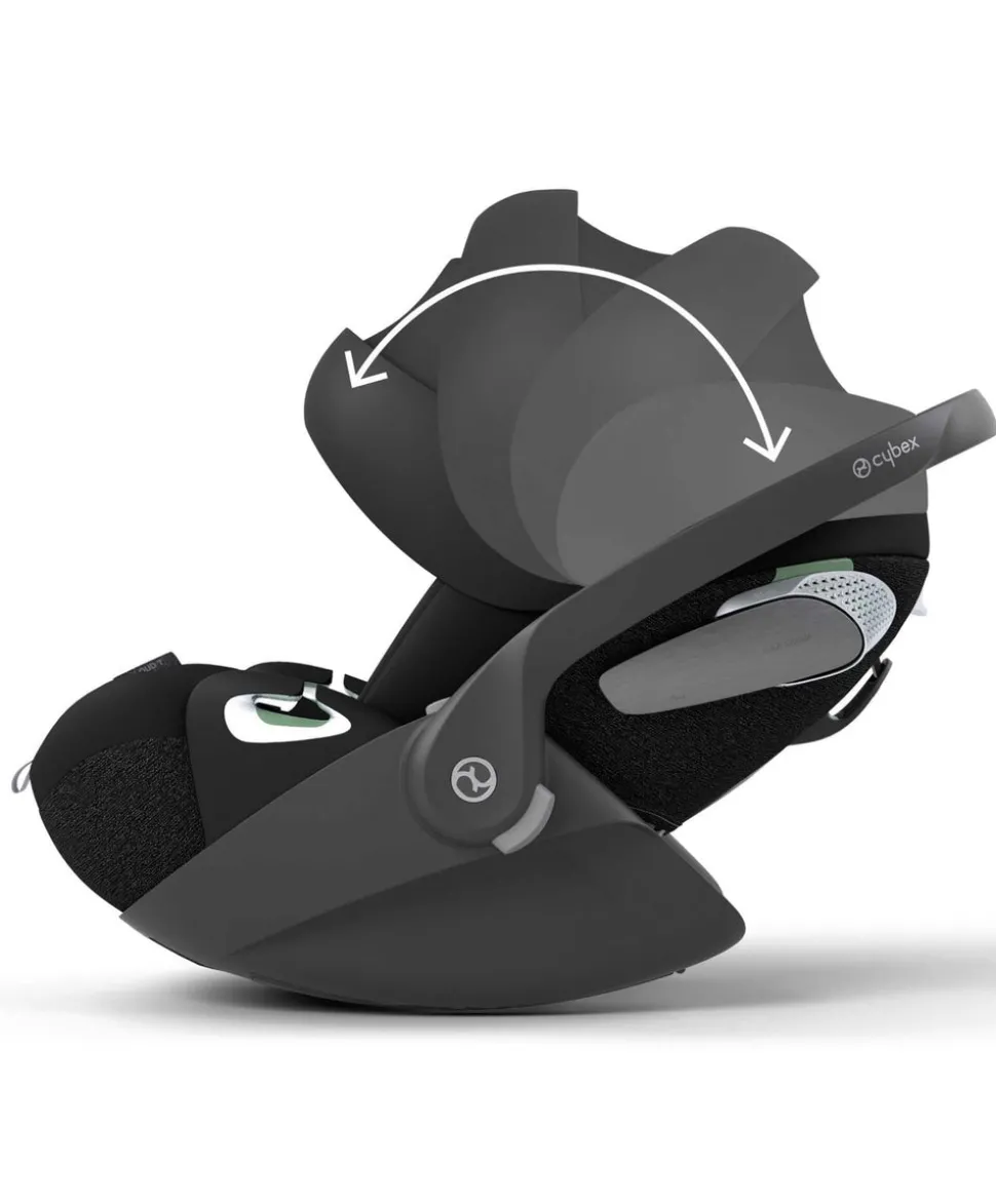 Cybex Cloud T i-Size Rotating Baby Car Seat & Base Bundle - Sepia Black