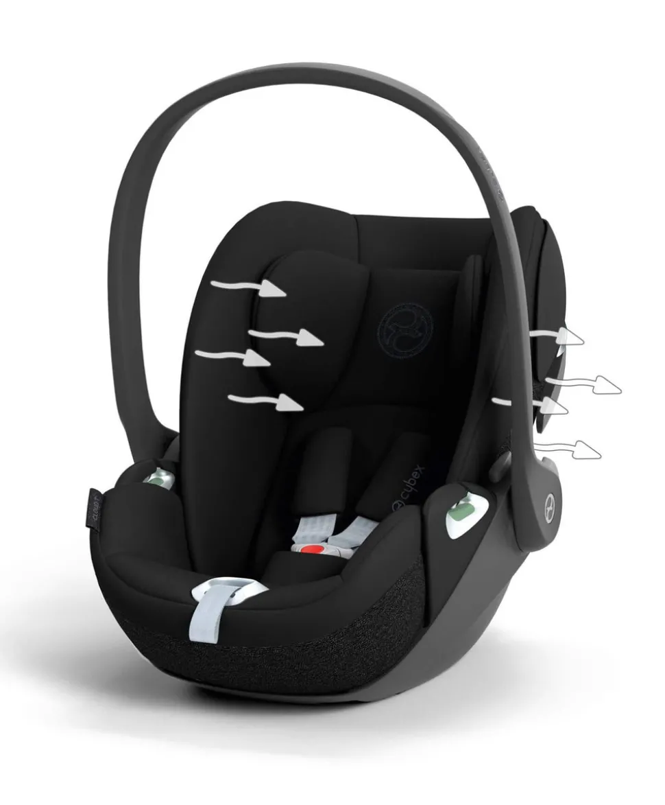Cybex Cloud T i-Size Rotating Baby Car Seat - Sepia Black