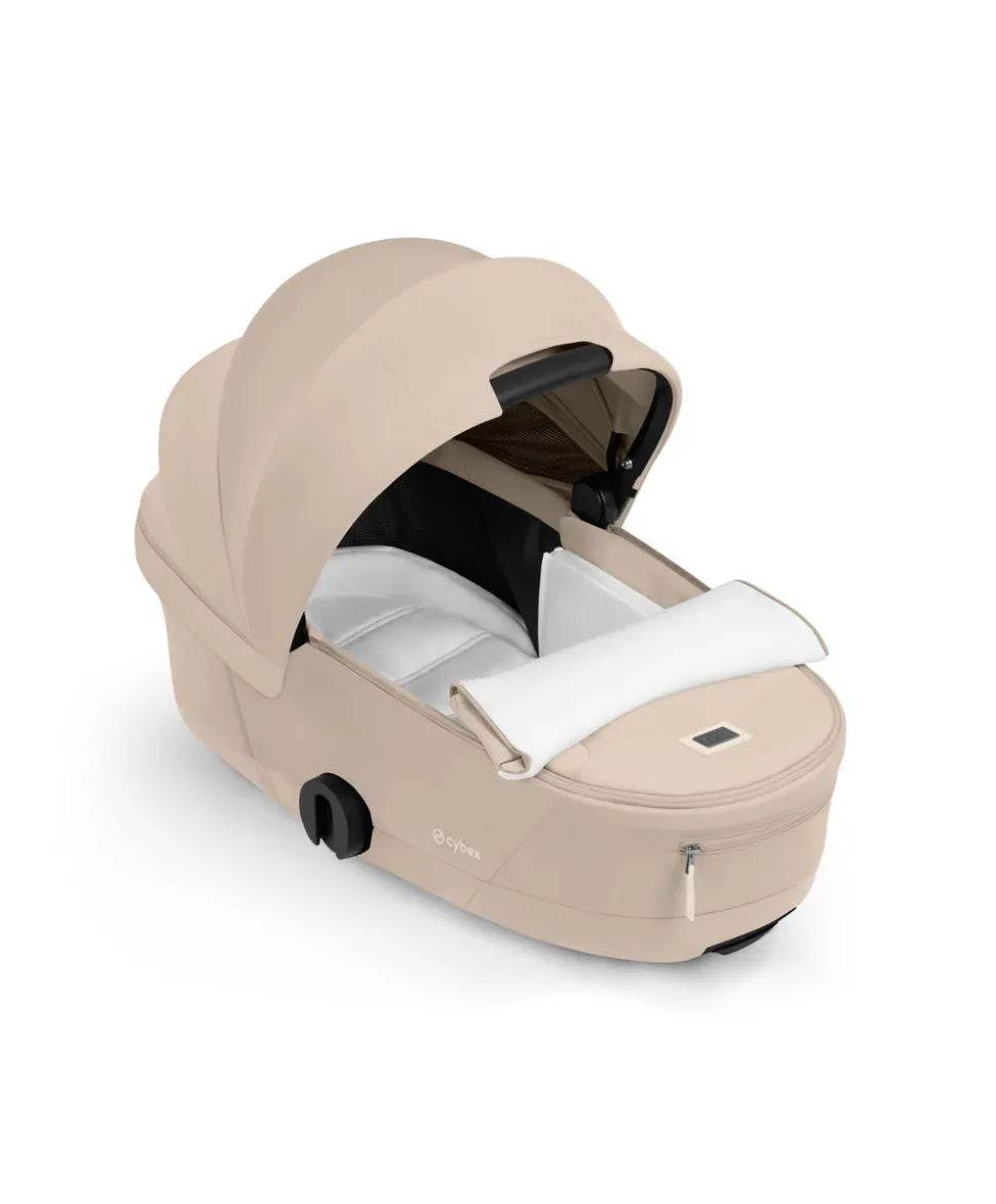 Cybex Coya Pushchair Bundle With Cybex Cloud T i-Size Plus Rotating Baby Car Seat (5 Pieces) - Cozy Beige