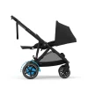 Cybex e-Gazelle S Electric Single to Double Pushchair Bundle with Cybex Cloud T i-Size Rotating Car Seat (7 Pieces) - Black