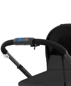 Cybex e-Gazelle S Electric Single to Double Pushchair Bundle with Cybex Cloud T i-Size Rotating Car Seat (7 Pieces) - Black
