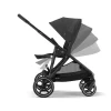 Cybex Gazelle S Pushchair Bundle With Cybex Cloud T i-Size + Baby Car Seat & Base (7 Pieces) - Moon Black