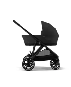 Cybex Gazelle S Pushchair Bundle With Cybex Cloud T i-Size + Baby Car Seat & Base (7 Pieces) - Moon Black