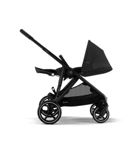 Cybex Gazelle S Pushchair Bundle With Cybex Cloud T i-Size + Baby Car Seat & Base (7 Pieces) - Moon Black