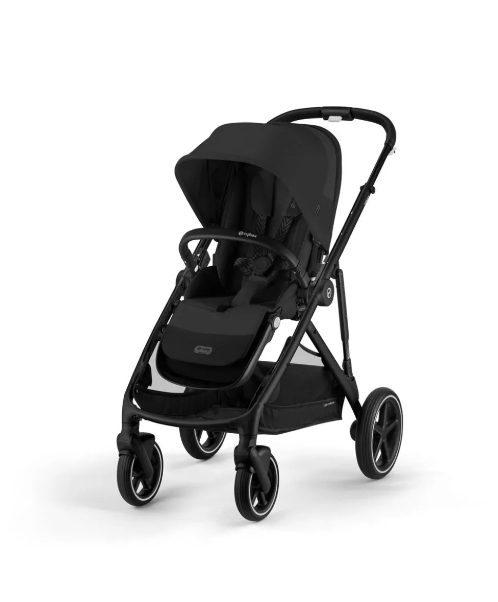 Cybex Gazelle S Twin Pushchair Bundle (12 Pieces) - Moon Black