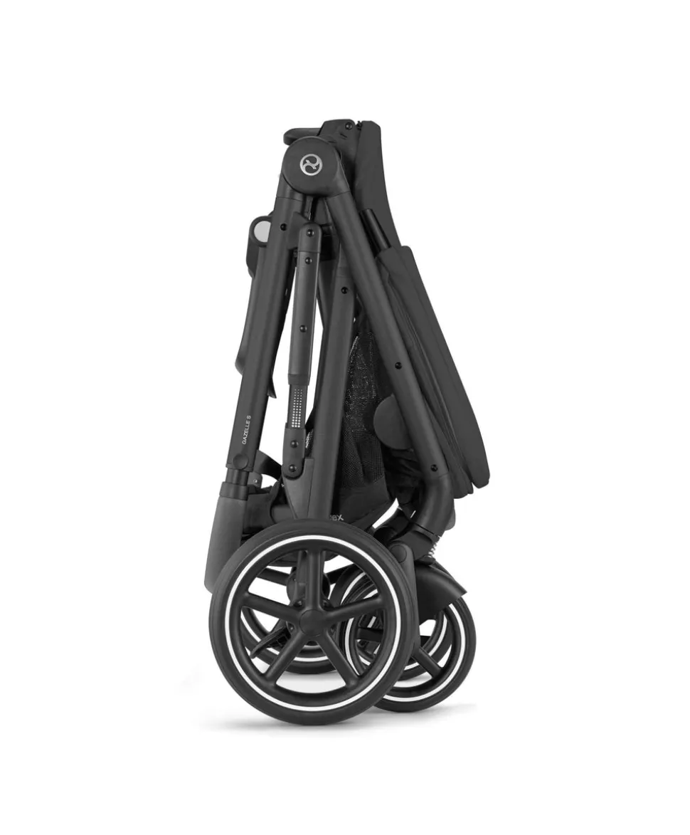 Cybex Gazelle S Twin Pushchair Bundle (12 Pieces) - Moon Black