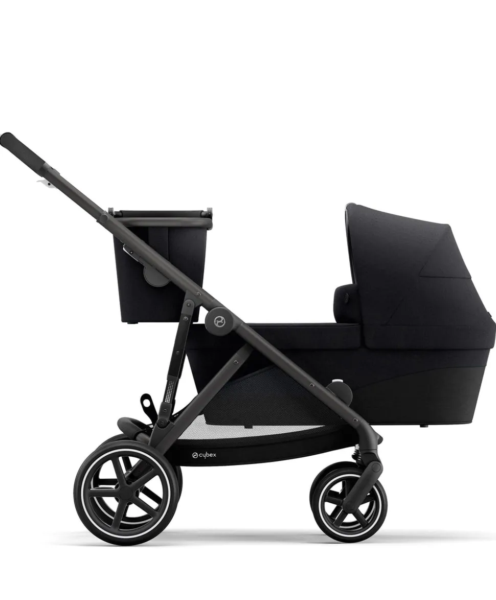 Cybex Gazelle S Twin Pushchair Bundle (12 Pieces) - Moon Black