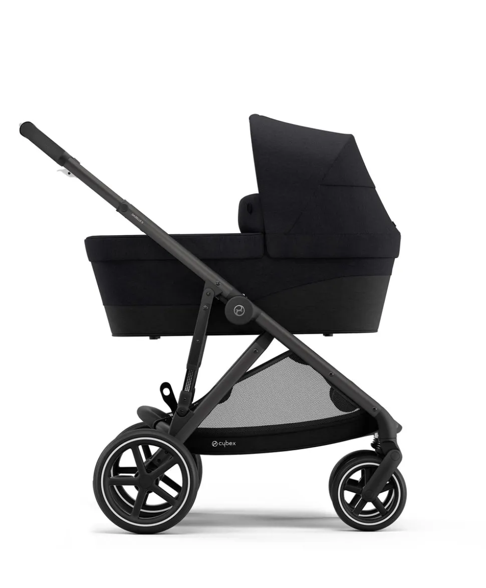 Cybex Gazelle S Twin Pushchair Bundle (12 Pieces) - Moon Black