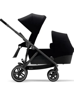 Cybex Gazelle S Twin Pushchair Bundle (12 Pieces) - Moon Black