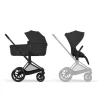 Cybex Priam Pushchair Bundle with Cybex Cloud T i-Size & Sirona T i-Size Car Seat - Sepia Black