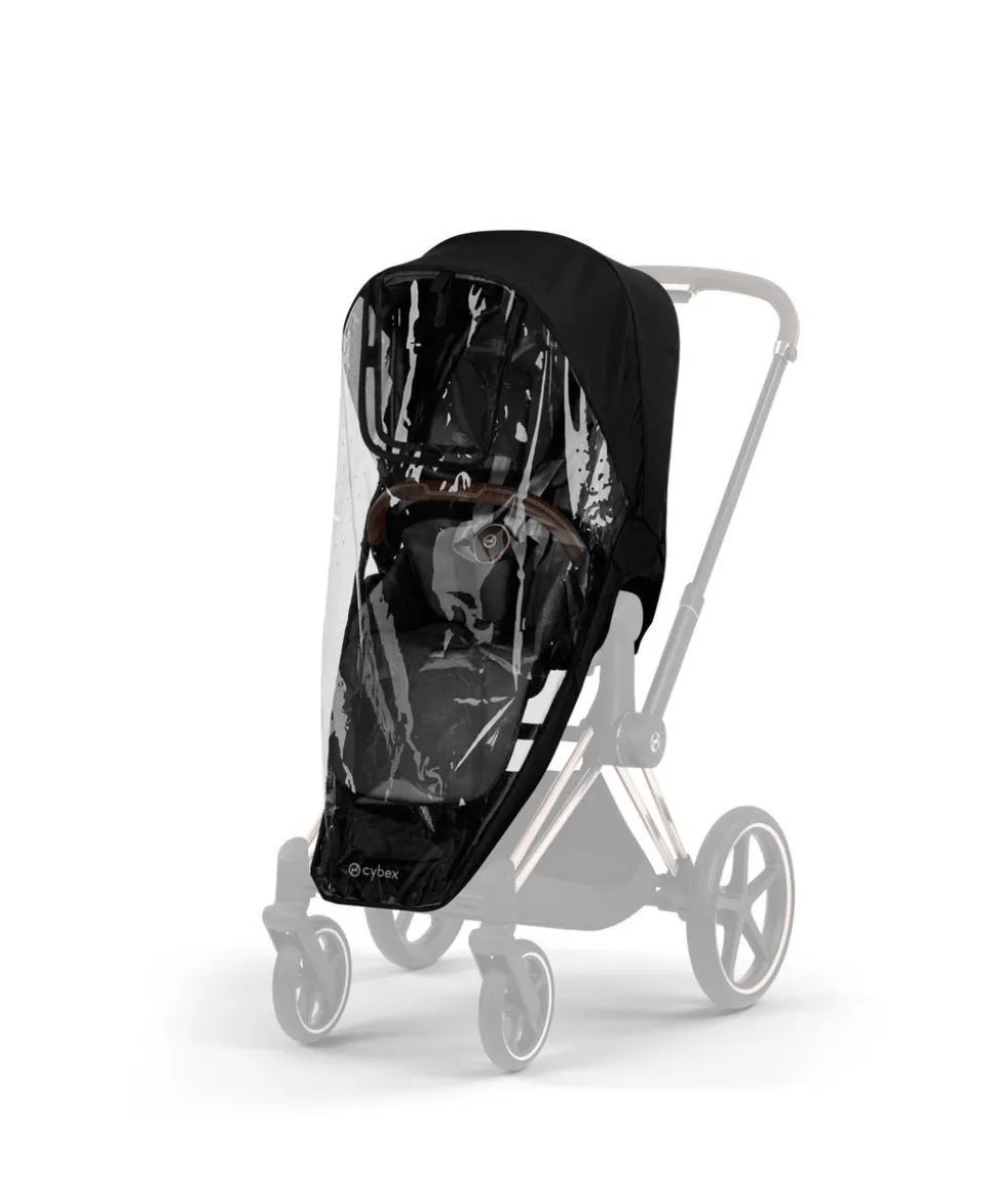 Cybex Priam Pushchair & Carrycot Bundle with Cybex Cloud T i-Size Rotating Baby Car Seat & Base - Sepia Black