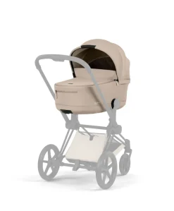 Cybex Priam Ultimate Pushchair Bundle With Cybex Cloud T Plus - Black/Cozy Beige