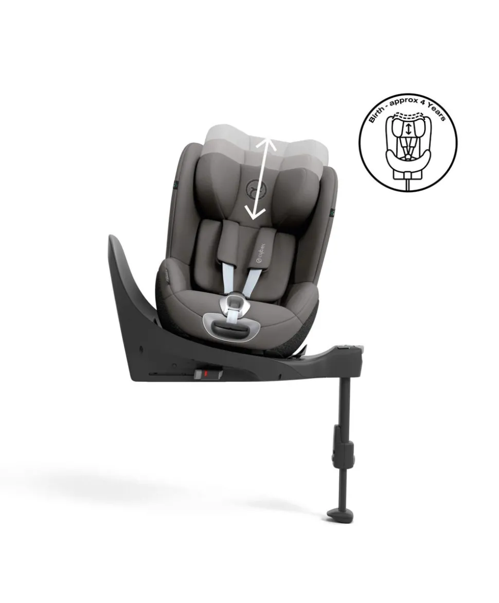 CYBEX Sirona T i-Size 360° Rotating Toddler Car Seat - Mirage Grey