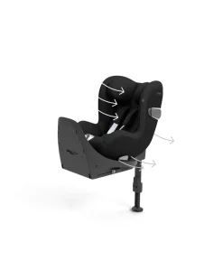 CYBEX Sirona T i-Size 360° Rotating Toddler Car Seat - Sepia Black