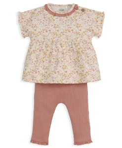 Ditsy T-Shirt & Leggings Outfit Set