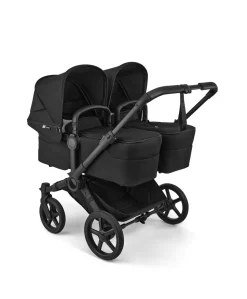 Donkey 6 Twin Essential Bundle With Cybex Cloud T i-Size Rotating Baby Car Seat (11 Pieces) - Heritage Black