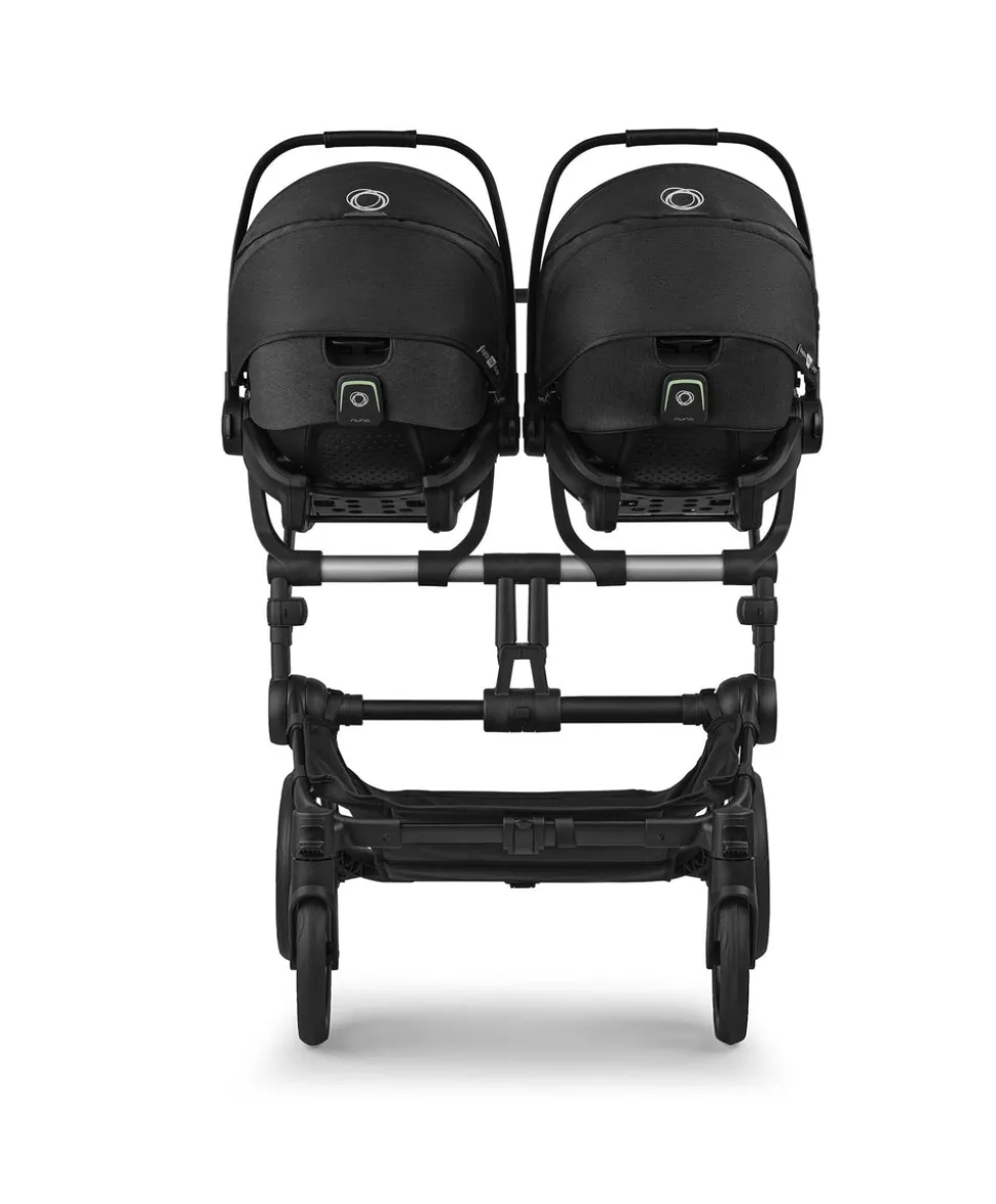 Donkey 6 Twin Essential Bundle With Cybex Cloud T+ i-Size Rotating Baby Car Seat (10 Pieces) - Fern Green