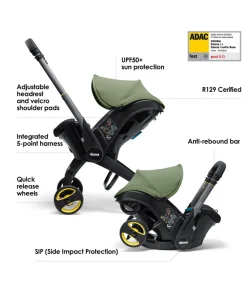 Doona i Car Seat & Stroller - Desert Green