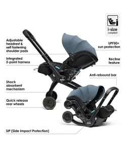 Doona X Car Seat & Stroller - Ocean Blue