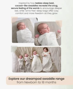Dreampod Swaddle (1.0 Tog) - Pink