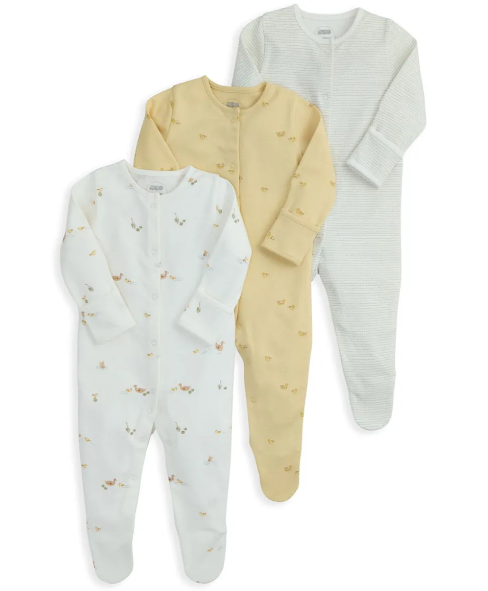 Duckling Sleepsuits (Pack of 3)