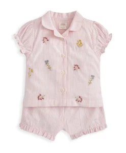 Embroidered Woven Pyjamas