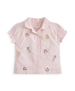 Embroidered Woven Pyjamas