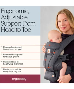 Ergobaby Omni Deluxe Mesh Baby Carrier- Graphite Grey