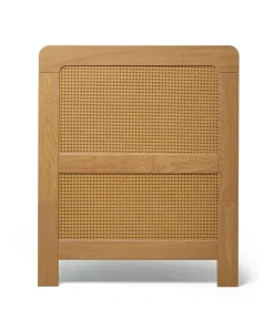 Esna Cotbed & Premium Pocket Spring Cotbed Mattress Bundle - Rattan