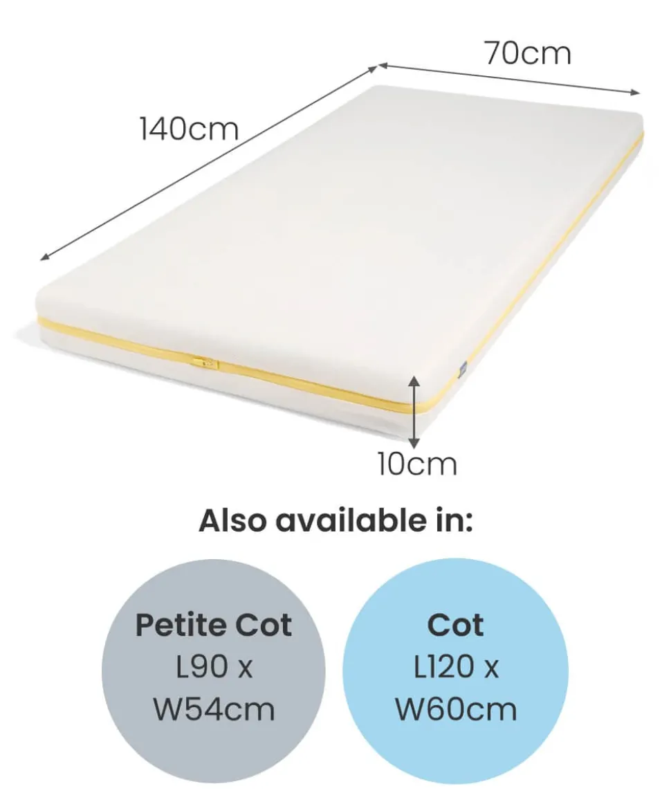Essential Airflow Fibre Cotbed Mattress