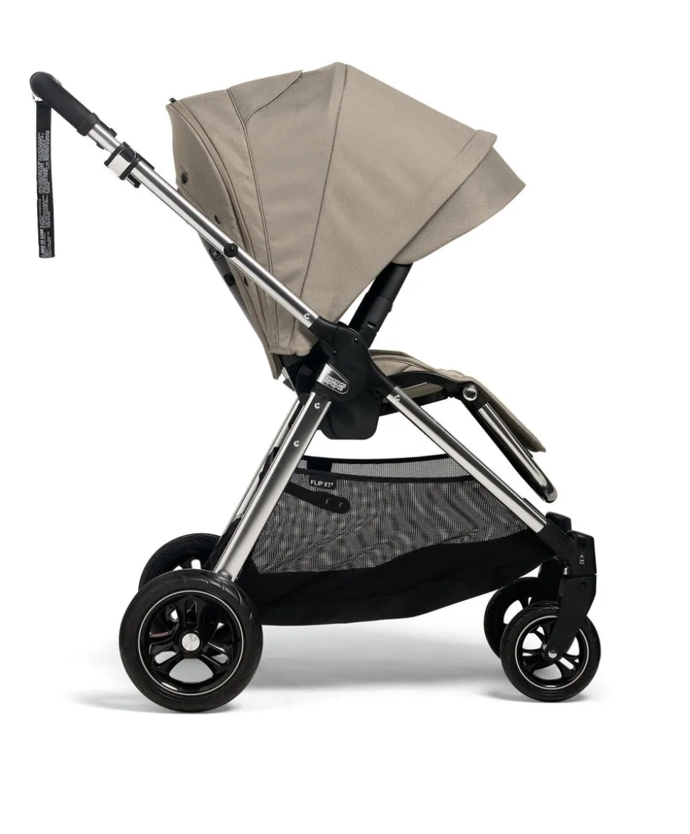 Flip XT³ Pushchair Bundle with Cybex Aton B2 i-Size Car Seat & Base (7 Pieces) - Fawn