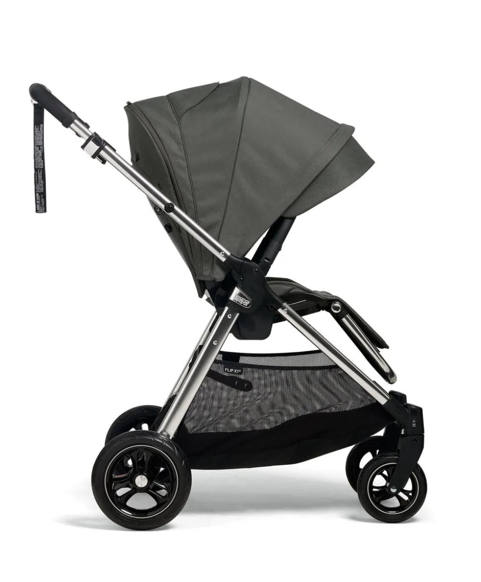 Flip XT³ Pushchair Bundle with Cybex Aton B2 Car Seat (7 Pieces) - Harbour Grey