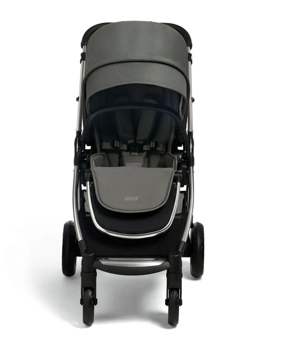 Flip XT³ Pushchair Bundle with Cybex Aton B2 Car Seat (7 Pieces) - Harbour Grey