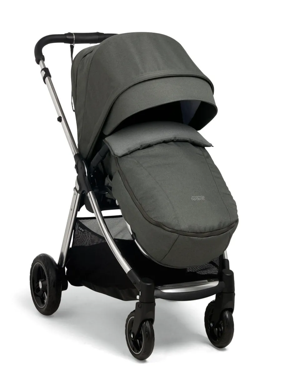 Flip XT³ Pushchair Bundle with Cybex Aton B2 Car Seat (7 Pieces) - Harbour Grey
