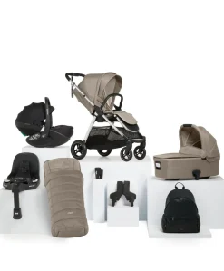 Flip XT³ Pushchair Bundle with Maxi-Cosi Pebble 360 Pro² Car Seat (8 Pieces) - Fawn