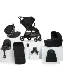 Flip XT³ Pushchair Bundle with Maxi-Cosi Pebble 360 Pro² Car Seat (8 Pieces) - Ink
