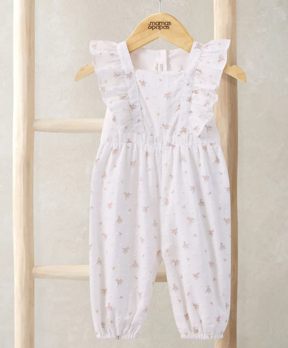 Floral Dungarees