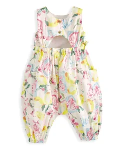 Floral Lemon Romper