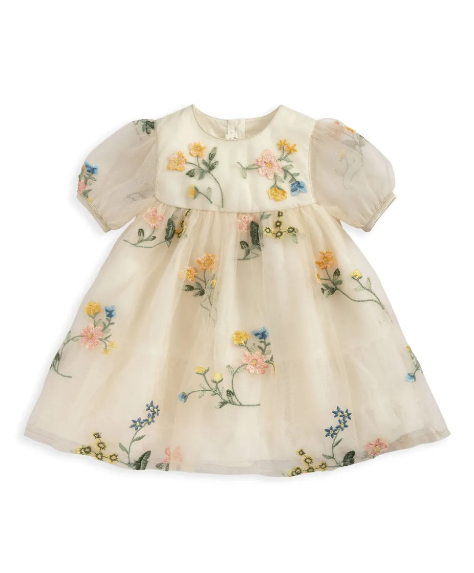 Floral Mesh Dress