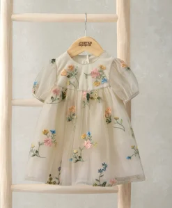 Floral Mesh Dress